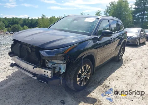 2021 Toyota Highlander Xle from USA, damaged, VIN 5TDGZRBH5MS064033